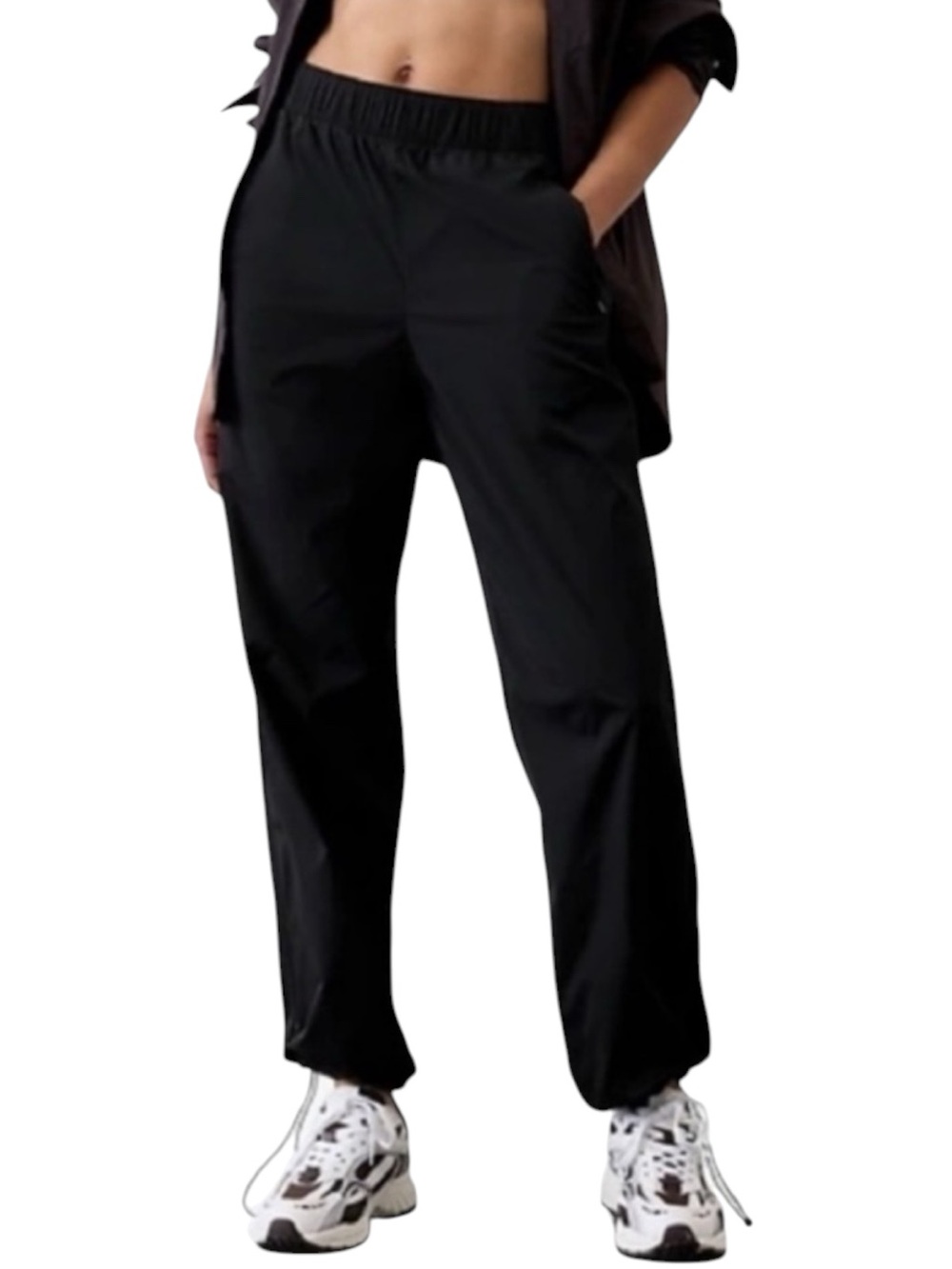 ATHLETA Rise Travel Athleisure Pants in Solid Black Size XL — NWT
